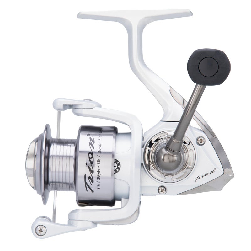 Pflueger Trion Spinning Reel, Size 25 Fishing Reel, Right/Left Handle Position, Graphite Body and Rotor, Corrosion-Resistant, Aluminum Spool, Front Drag System,Silver - Image 3